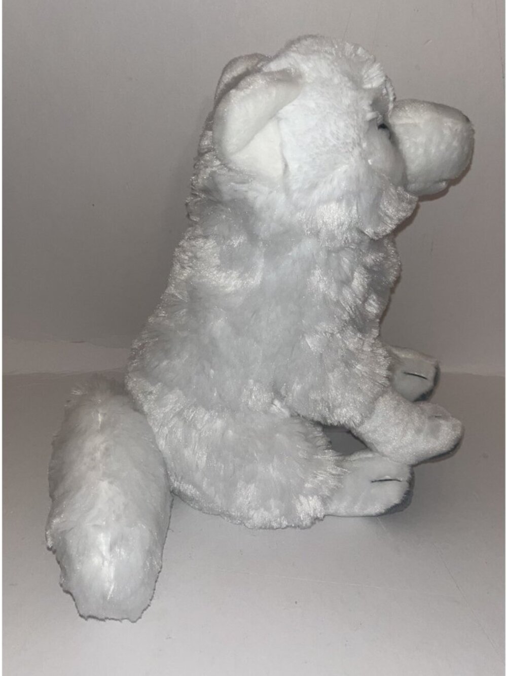 Wild Republic Arctic Fox Approx 12" Plush White Stuffed Animal Realistic Wolf - Picture 5 of 11